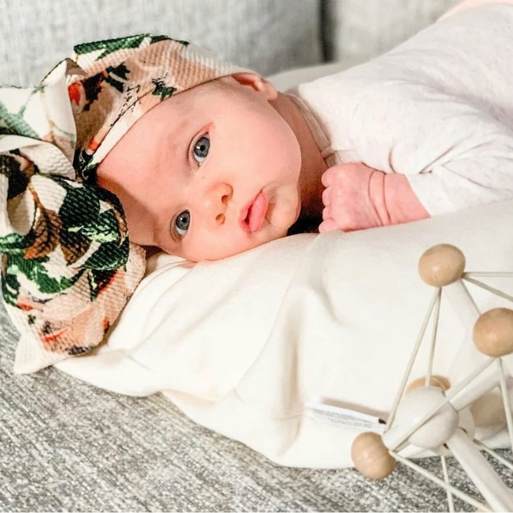 Blondes in Bows French Floral Headwrap